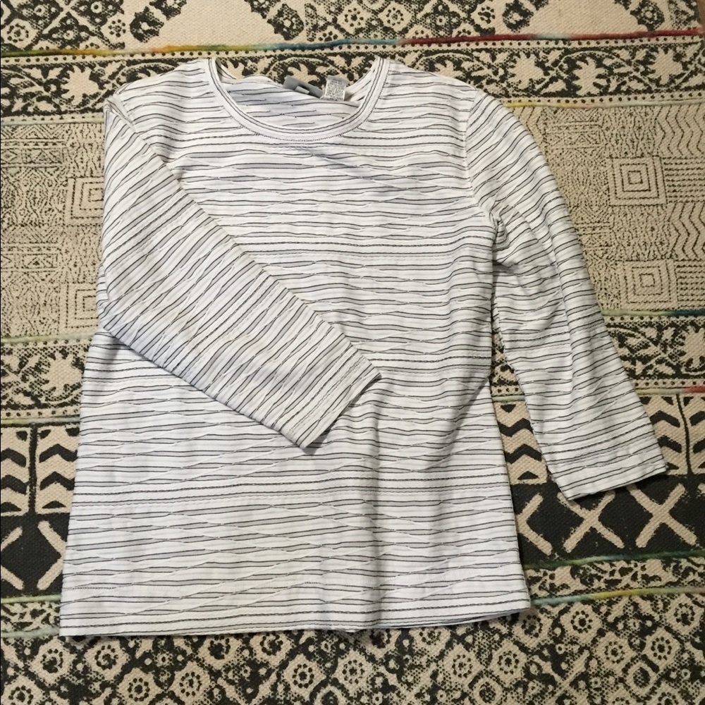 Chico’s black and white stripe